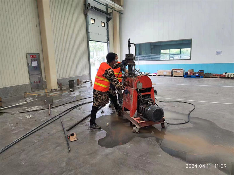 坦洲镇厂房地面下沉塌陷注浆加固施工